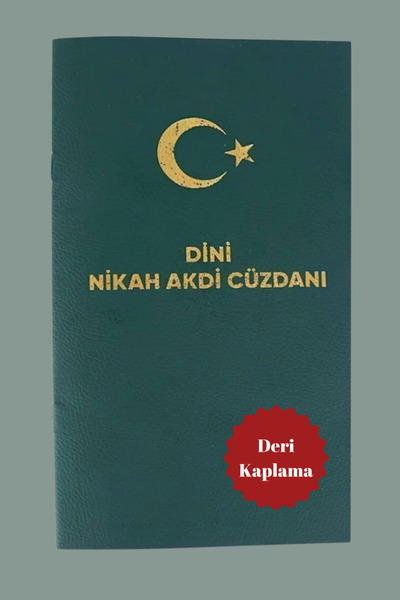 Genel Markalar Nikah Töreni Hatıra Cüzdanı(54 FARZLI)-deri Kapaklı