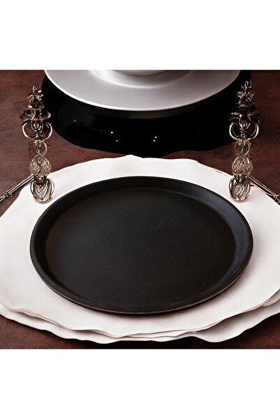 BARITCIOGLU Round Non-Slip Tray Presentation Tray 27.5 cm