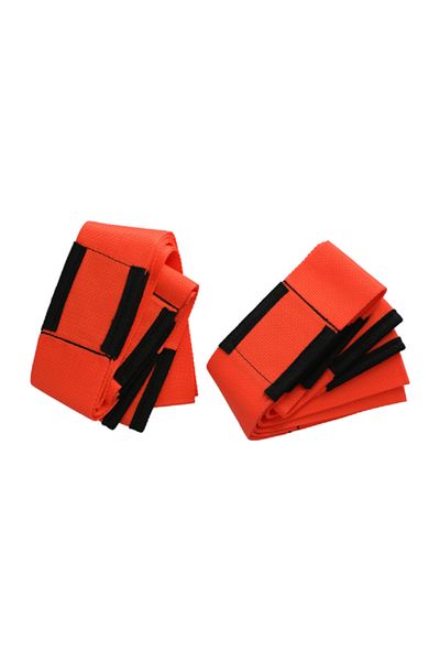 Forearm Forklift 2-Piece Lifting and Moving Adjustable Straps - Orange and Black