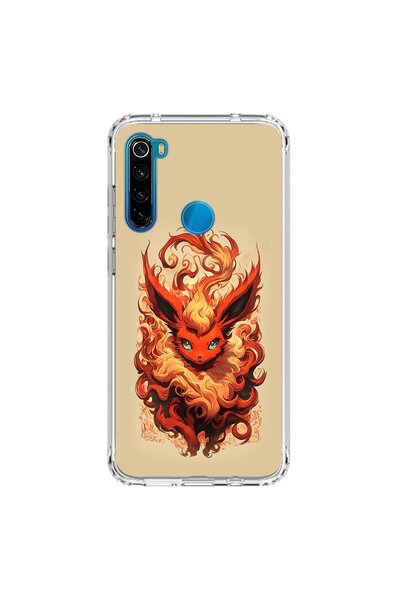 Dali Design حافظة شفافة متوافقة مع هاتف Xiaomi Redmi Note 8 مع تصميم بوكيمون 6