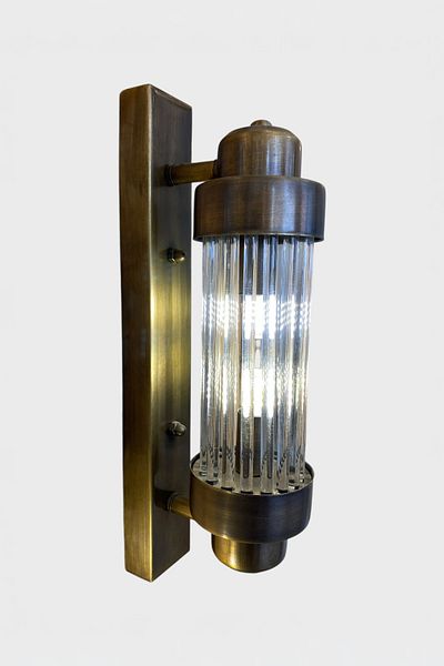 Favori Aydınlatma Modern Antique Sconce with Cylindrical Glass