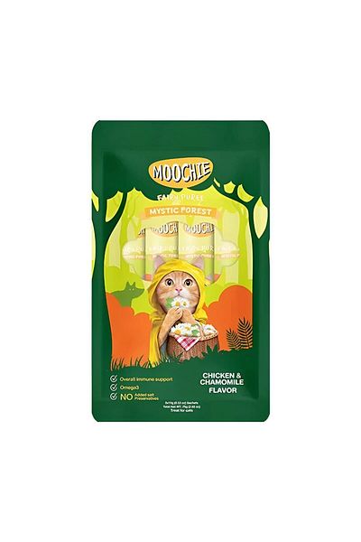 Mochi Chicken & Chamomile Flavor Cat Treat 5 Sachets