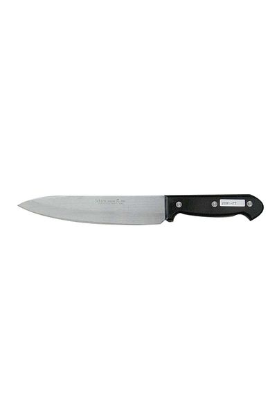 HONEYBEE Cooking Knife Black and Silver 8inch
