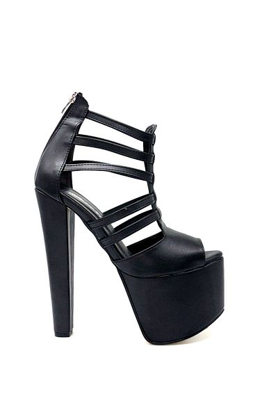 KİNDEP Kindep Tocuri înalte (18 cm) Platformă (7 cm) Pantofi de damă NEGRI
