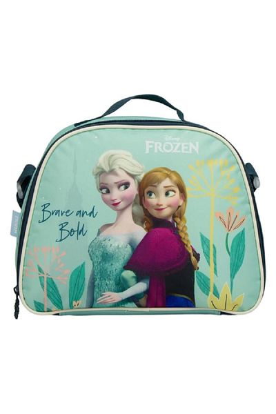 SUNCE Disney Frozen Insulated Zipper Closure Lunch Tote Green