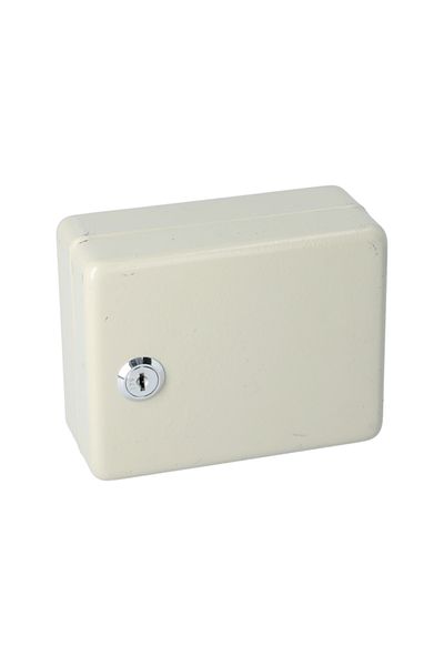 HONEYBEE 10-Hooks Powder Coated Durable and Elegant Key Box Light Beige