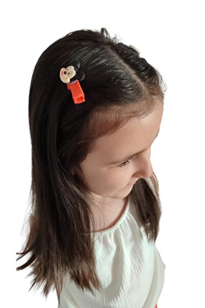 FAMEMUS ACCESSORY دبوس شعر للأطفال على شكل ميكي ماوس – مجموعة من قطعتين