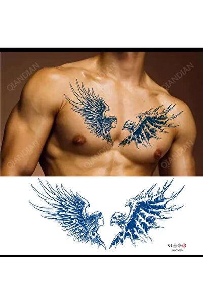 Arescollection 1 ay kalıcı GÖĞÜS SIRT ENSE İÇİN Tattoo dövme