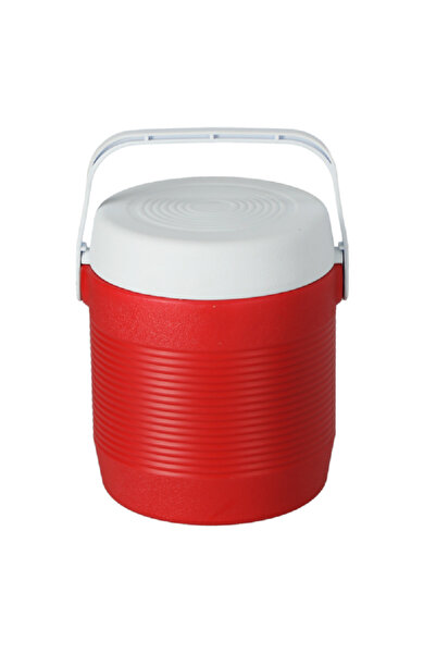 Cosmoplast Top and Side Handle Keep Cold Plastic Keep Cold Small Water Cooler Red 6 Liter