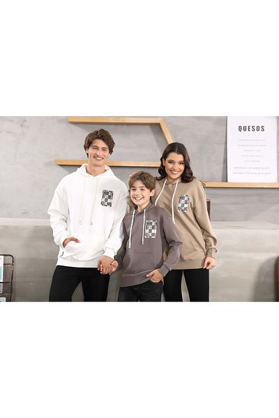 ALANAQA Unisex Oversized Hoodie Winter Pullover