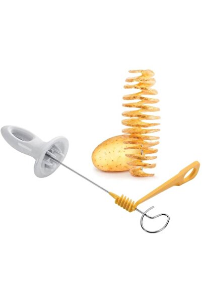 Mersi SHOP üper Doğrayıcı Dilimleyici Pratik Çubukta Spiral Patates Dilimleme...