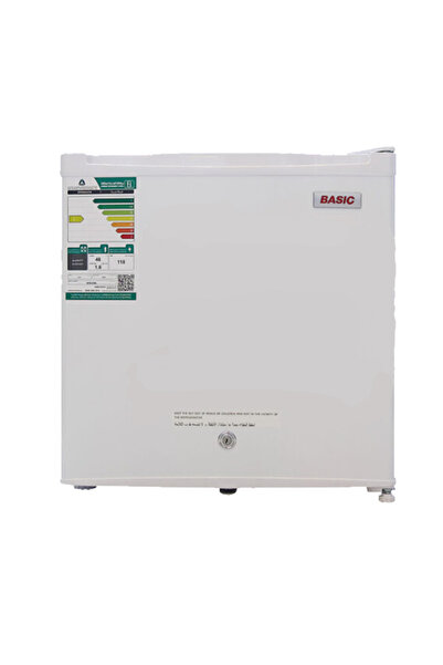 BASIC ثلاجة، باب واحد، 6.1 قدم، 173 لترًا - ثلجي - أبيض