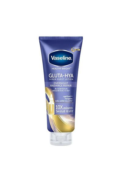 Vaseline Healthy Bright Gluta-Hya Serum Burst Lotion Overnight Radiance Repair 330ml
