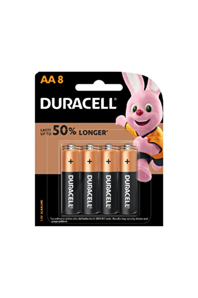Duracell 8-Piece 1.5V AA Ultra Alkaline Long Lasting High Performance Pencil ...