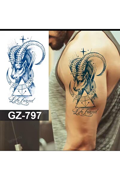 Arescollection 1 AY KALICI KOL BACAK GÖĞÜS TATTOO DÖVME
