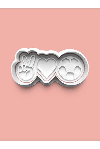 AKTASTORE قالب كوكيز لحب كرة القدم وقالب عجينة السكر