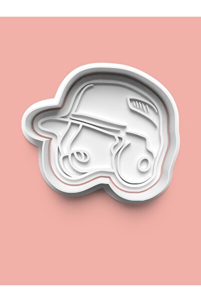 AKTASTORE قالب كوكيز وخوذة بيسبول وقالب عجينة السكر