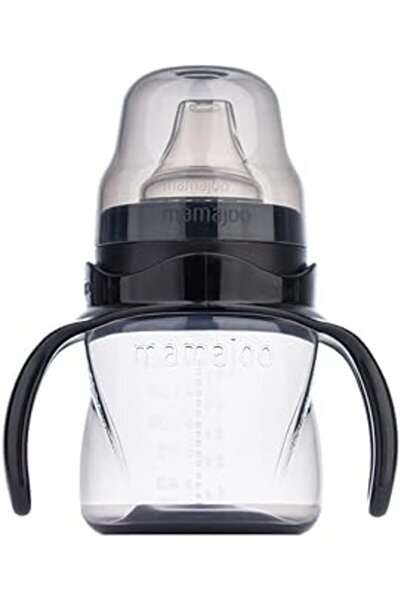 Genel Markalar Mamajoo Kulplu Akıtmaz Eğitici Bardak Black 160 ml & Anti-koli...