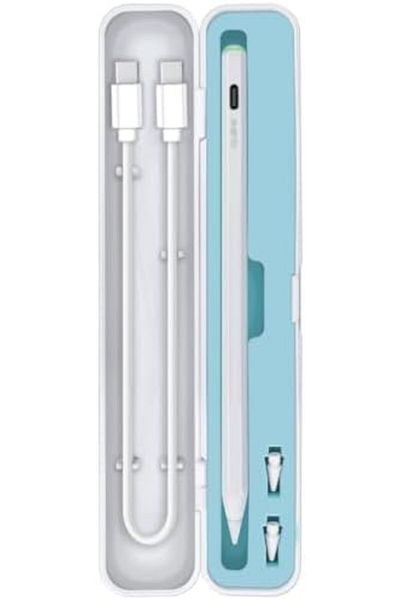 Promate Bluetooth Stylus Pencil for iPad with Multifunctional Button, 12-hour Battery Life, Palm Rej