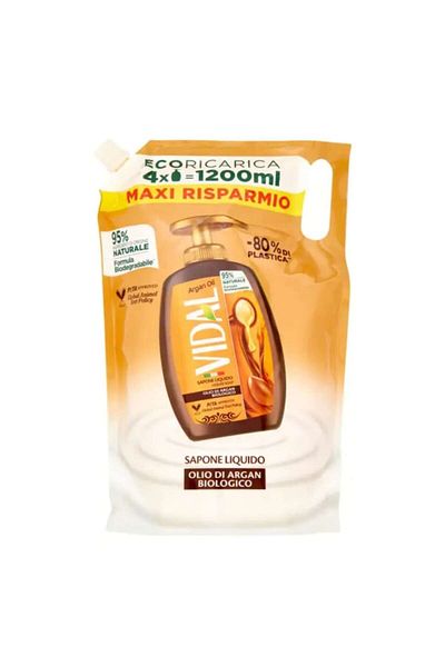 Vidal Rezerva Sapun lichid Vidal Olio di Argan Biologico 1200ml