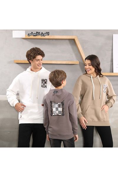 ALANAQA Unisex Oversized Hoodie Winter Pullover