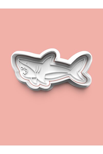 AKTASTORE قالب كوكي القرش وقالب عجينة السكر