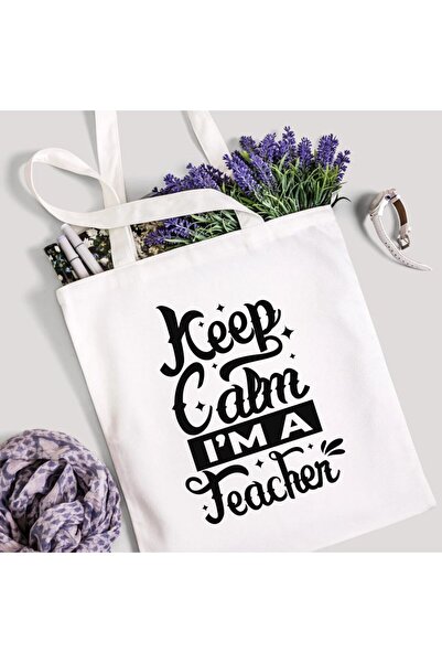 Alaa Butik Online Keep Calm I'M a Teacher Written Stylish and Meaningful Teac...