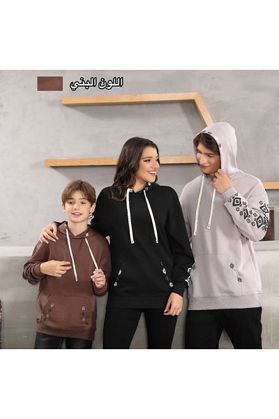 ALANAQA Unisex Oversized Hoodie Winter Pullover