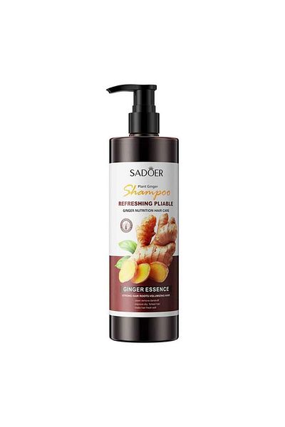 SADOER Ginger Shampoo to Stimulate the Scalp and Treat Hair Loss for All Hair Types - 500 ml