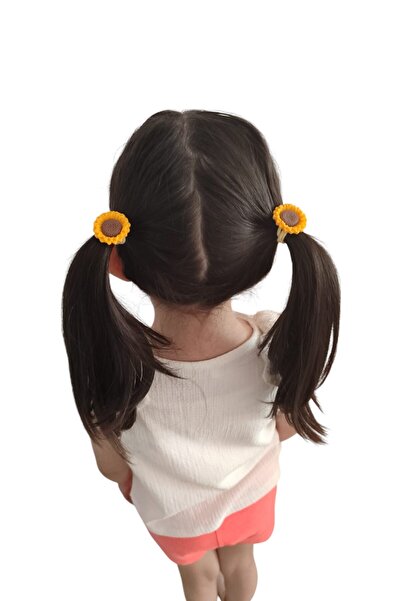 FAMEMUS ACCESSORY Детска гумена фиба за коса с мотив лунна цвете