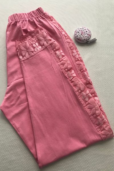 Altınay Women's Long Lace Leggings - 90% Cotton (Lilitime)