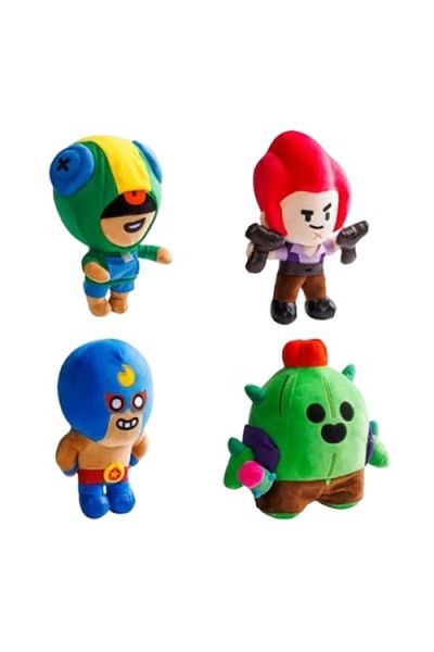 victiny Set 5 jucării de pluș Brawl Stars 25 / 30 cm