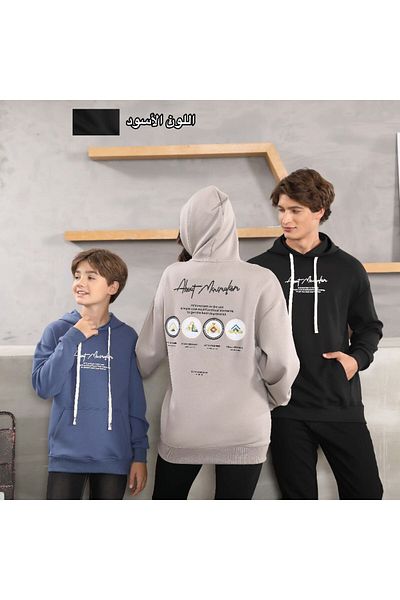 ALANAQA Unisex Oversized Hoodie Winter Pullover