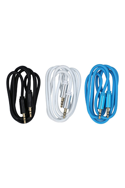 Blazing Ledz كابل صوت بمدخل فولتز مساعد بألوان متنوعة مقاس 3.5 مم