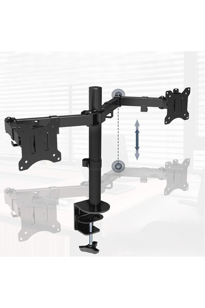 VenaliaStore Dual Monitör Standı 17''-32'' Uyumlu Masaüstü VESA 75x75 Ayarlan...