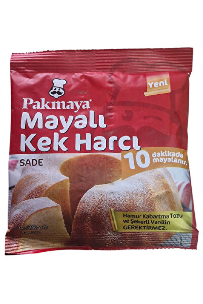 Pakmaya Mayalı Kek Harcı Sade 28 Gr X 9 Adet