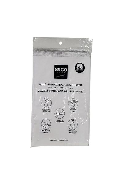 Safdie Lint Free All Purpose Kitchen Cleaning Cheese Cloth White 72 x 36inch