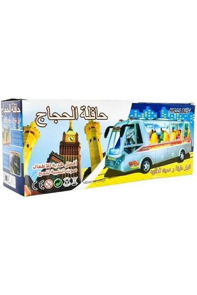 Toybox لعبة حافلة عامة تعمل بالبطارية مع صوت لابيك
