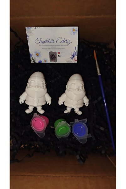 librescraft 3d Hediyelik Yetişkinler Ve Çocuklar Için Noel Baba Boyama Seti