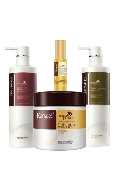 Karseell Karsell Complete Set (500ml Shampoo, Conditioner, Serum, 50ml) - For dry and damaged hair