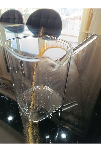DEKOR ZÜCCACİYE HOME Krd Glass Coffee Pot Square Borosilicate