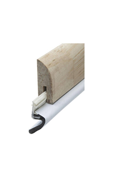 FROST KING شريط مانع لتسرب الهواء للباب مصنوع من الخشب والفينيل بقياس 1-1/2 ب...