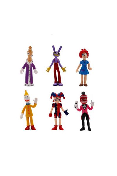 victiny Set 6 figurine VICTINY ® Digital Circus, 7 cm, 3+ years