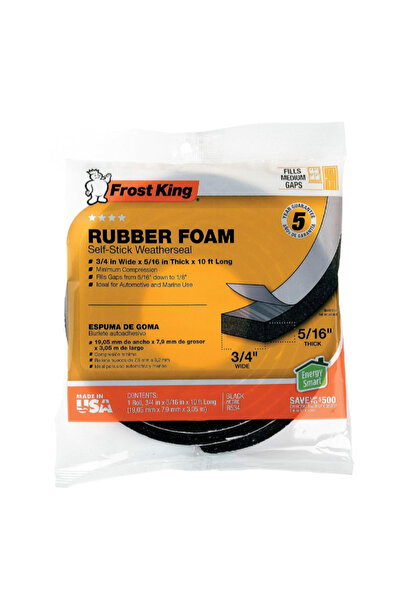 FROST KING شريط مطاطي ذاتي اللصق مقاوم للعوامل الجوية 3/4 بوصة × 10 قدم.