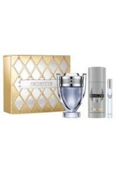 Paco Rabanne Gift Set, Invictus, Eau De Toilette, Men 100ml Deo Spray 150ml Eau De Toilette 10ml