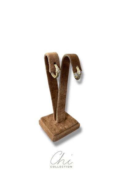 Gold Xuping Taşlı Küpe