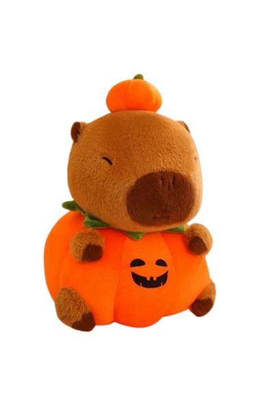 victiny Capibara dovleac, Jucarie de plus, VICTINY® portocaliu, 25 cm