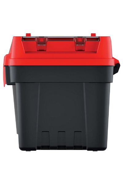 kistenberg EVO 55 Durable Tool Box with Removable Separators Black and Red