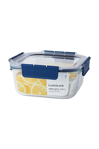 Lock & Lock Topclass Square Leak-Proof Heat-Resistant Glass Food Container 1....