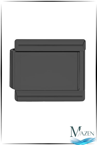 MAZEN Siyah Tek Renk Charm | İtalyan Bileklik Uyumlu | Minimal Model | 1 Adet...